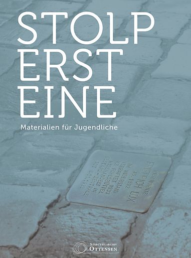 Buchcover  Stolperstein in gepflasterter Strae