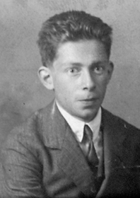 Lothar Freund, Foto aus Studentenausweis, 1923 Mnchen