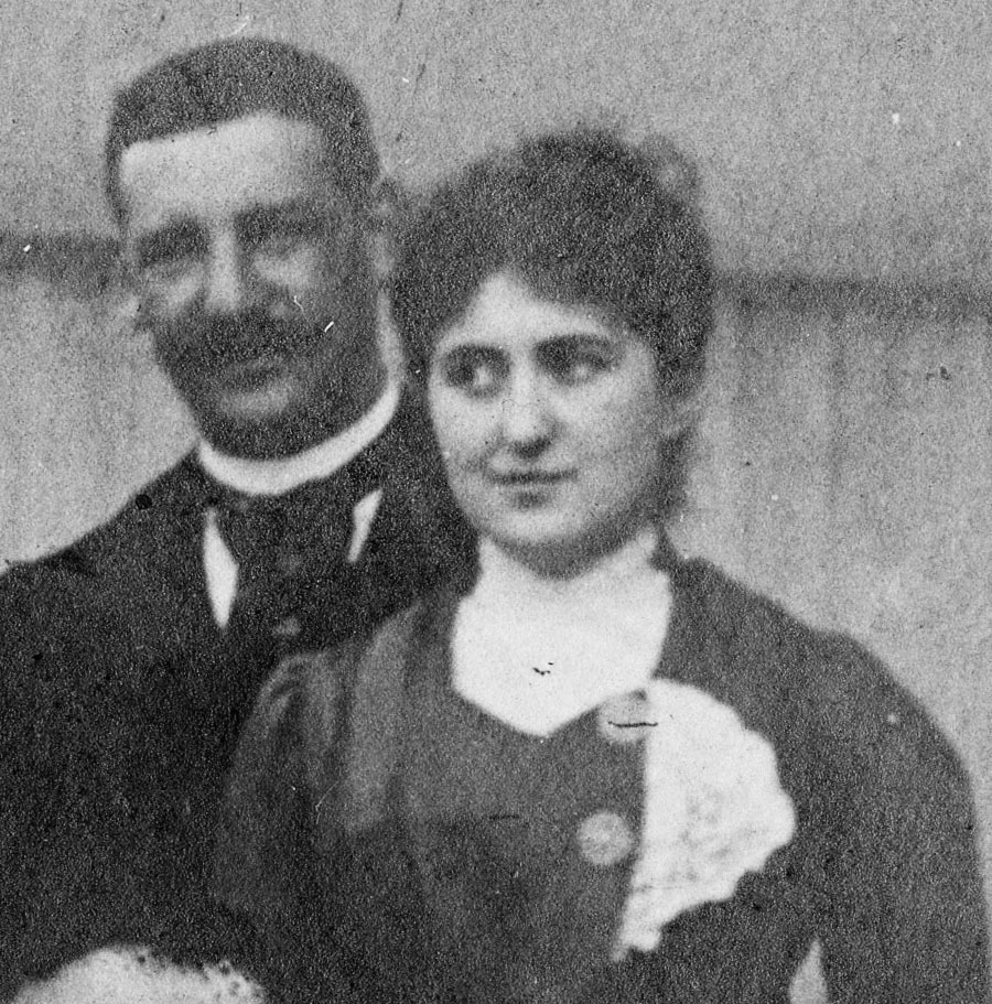 Selma Sommerfeld im Alter von 23 Jahren, Detail aus einem Familien Foto, Luckenwalde 1904 Selma Sommerfeld im Alter von 23 Jahren, Detail aus einem Familien Foto, Luckenwalde 1904